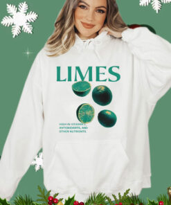 Limes high in vitamin C antioxidants and other nutrients shirt