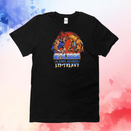 Lion-O and He-Man lift heavy T-Shirt