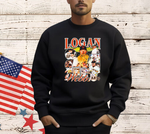 Logan Webb San Francisco Giants baseball retro T-shirt