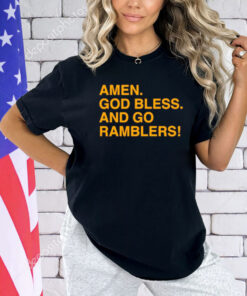 Men’s Amen God Bless and Go Ramblers T-Shirt