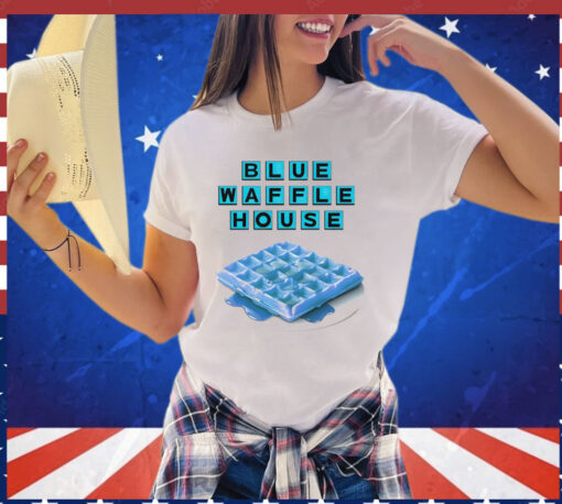 Men’s Blue Waffle House Shirt