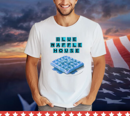 Men’s Blue Waffle House Shirt