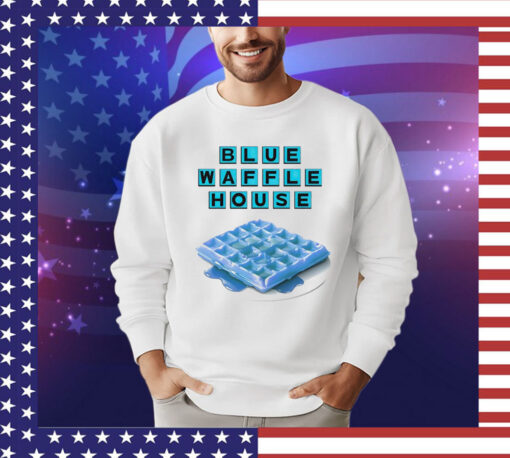 Men’s Blue Waffle House Shirt