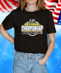 Michigan Wolverines 2024 College Football Playoff National Championship Game T-Shirt