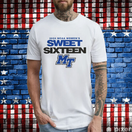 Middle Tennessee Blue Raiders 2024 NCAA Women’s Basketball Sweet 16 T-Shirt