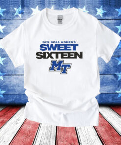 Middle Tennessee Blue Raiders 2024 NCAA Women’s Basketball Sweet 16 T-Shirt