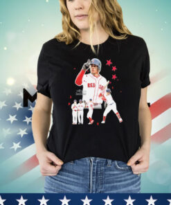 Mookie Betts Boston Red Sox baseball retro Shirt