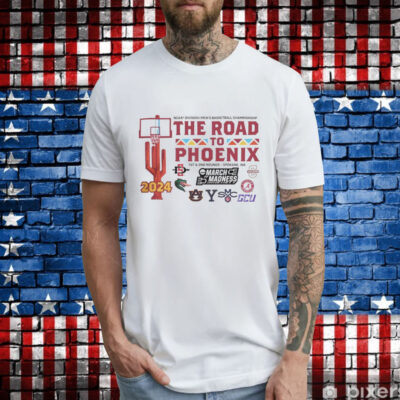 NCAA Division I Men’s Basketball Championship the road to Phoenix 2024 T-Shirt