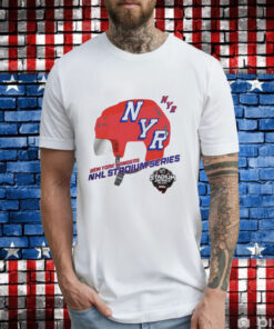 New York Rangers 2024 NHL Stadium Series Helmet Logo T-Shirt