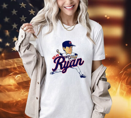 Nolan Ryan Texas Caricature T-Shirt