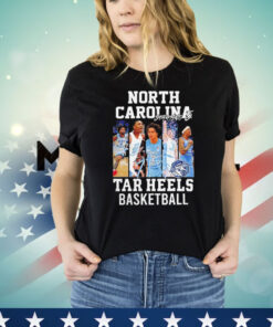 North Carolina Tar Heels Basketball Starting 5 players Shirt