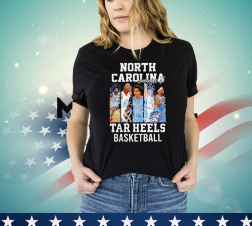 North Carolina Tar Heels Basketball Starting 5 players Shirt