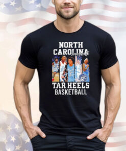 North Carolina Tar Heels Basketball Starting 5 players Shirt