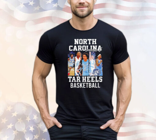 North Carolina Tar Heels Basketball Starting 5 players Shirt