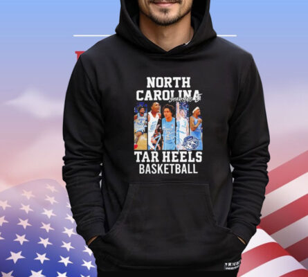 North Carolina Tar Heels Basketball Starting 5 players Shirt