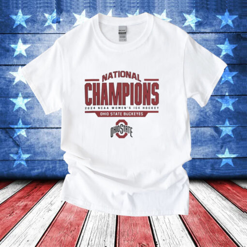 Ohio State Buckeyes 2024 Ncaa Women’s Ice Hockey National Champions T-Shirt