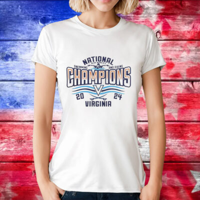 Orange Virginia Cavaliers 2024 NCAA Women’s Swimming And Diving National Champions T-Shirt