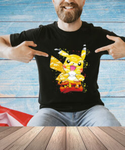 Pichu Pikachu and Raichu electric evolution painting Shirt