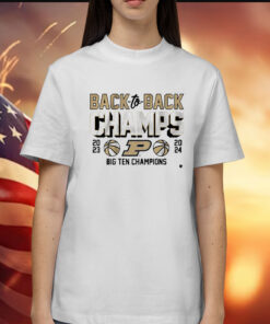 Purdue Basketball Back-To-Back B1g Champs Shirt