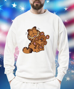 Ranbalt Garfield hug teddy bear Shirt