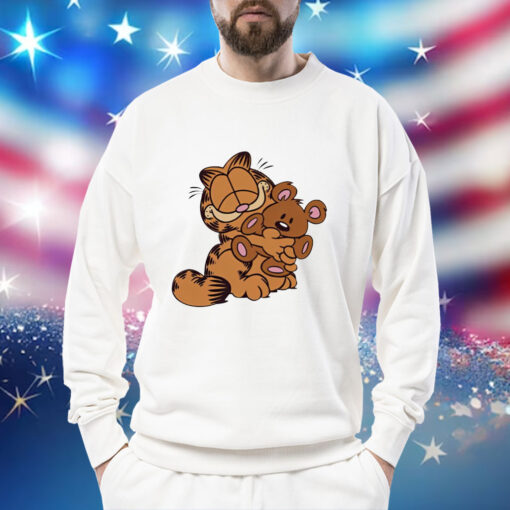 Ranbalt Garfield hug teddy bear Shirt