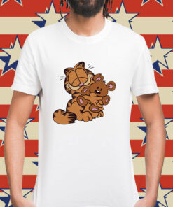 Ranbalt Garfield hug teddy bear Shirt