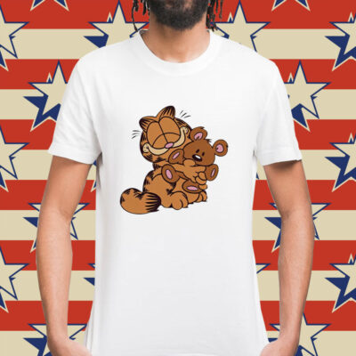 Ranbalt Garfield hug teddy bear Shirt