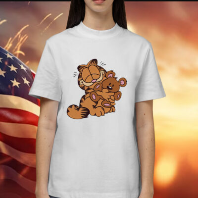 Ranbalt Garfield hug teddy bear Shirt