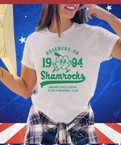 Roseburg Shamrocks Oregon State League Class D Baseball Club shirt