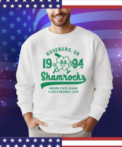 Roseburg Shamrocks Oregon State League Class D Baseball Club shirt