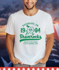 Roseburg Shamrocks Oregon State League Class D Baseball Club shirt