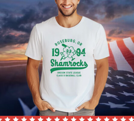 Roseburg Shamrocks Oregon State League Class D Baseball Club shirt