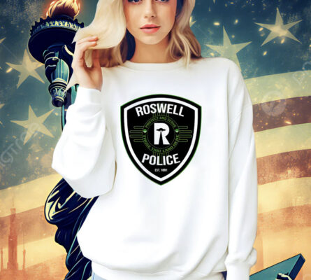 Roswell police est 1891 protect and serve those that land here T-Shirt