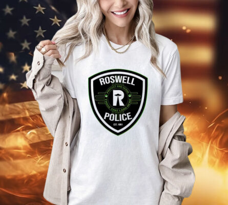 Roswell police est 1891 protect and serve those that land here T-Shirt