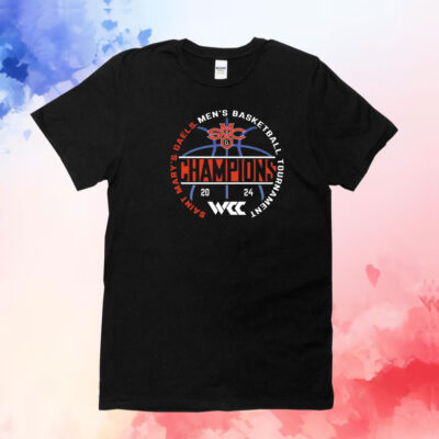 Saint Mary’s Gaels 2024 WCC Men’s Basketball Conference Tournament Champions T-Shirt