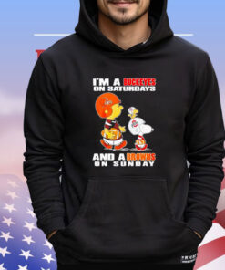 Snoopy I’m a Buckeyes on saturdays and a Browns on sunday shirt