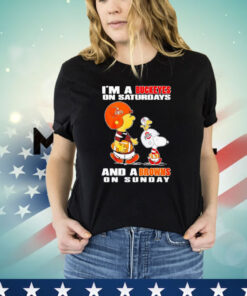 Snoopy I’m a Buckeyes on saturdays and a Browns on sunday shirt