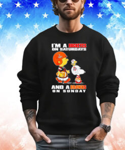 Snoopy I’m a Buckeyes on saturdays and a Browns on sunday shirt