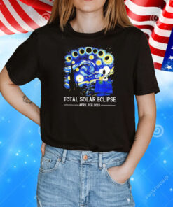 Snoopy and Woodstock total solar eclipse 2024 T-Shirt