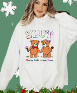 Teddy bears slut sharing little yummy treats Shirt