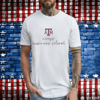 Texas A&M Aggies Embroidered Mays Business School T-Shirt