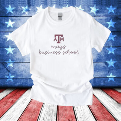 Texas A&M Aggies Embroidered Mays Business School T-Shirt