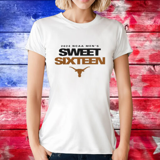 Texas Longhorns 2024 Men’s Basketball Sweet Sixteen T-Shirt