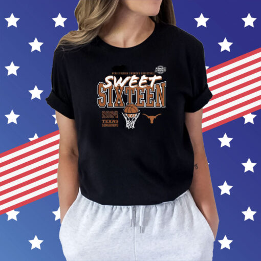 Texas Longhorns 2024 Ncaa Tournament March Madness Sweet 16 Fast Break Shirt