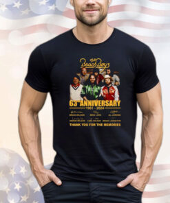 The Beach Boys 63rd Anniversary 1961-2024 Thank You For The Memories Shirt