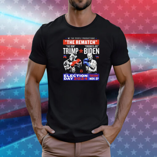 The Don Trump vs Crooked Joe Biden election day 2024 T-Shirt