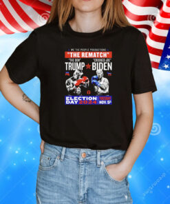 The Don Trump vs Crooked Joe Biden election day 2024 T-Shirt