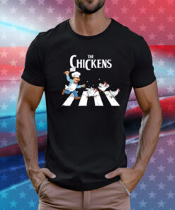 The Swedish Chef chasing chickens across Abbey Road T-Shirt