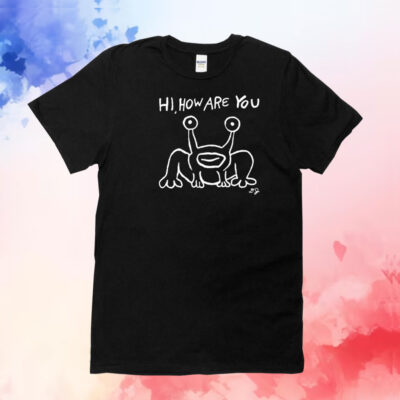 Timothy Olyphant Daniel Johnston Hi How Are You Frog Mural T-Shirt