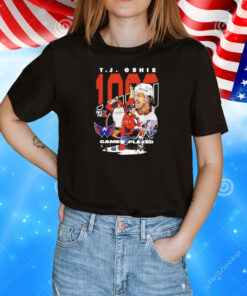 Tj Oshie Washington Capitals 1000 games played T-Shirt